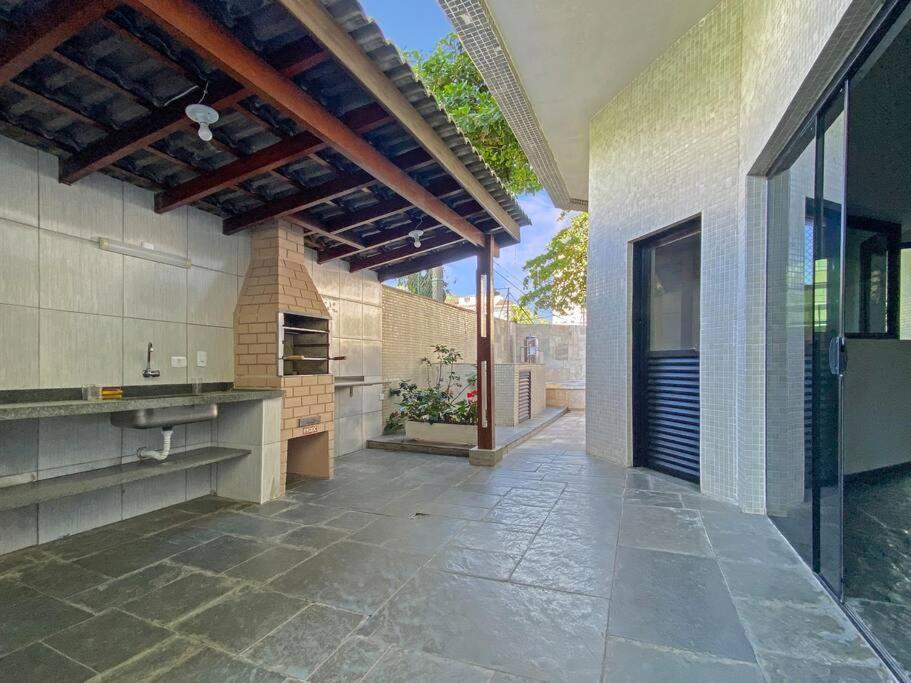 Balcony Barbecue Swimming Pool 4 Bdrm Ac Apartment Guarujá Exterior photo